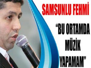 Samsunlu sanatçı'dan anlamlı davranış