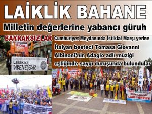 Lakilik bahane millete saygısızlık şahane