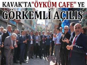 Kavak'ta Öyküm Cafe Görkemli Açılışla Hizmete Girdi