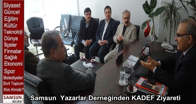 Samsun Yazarlar Derneğinden KADEF Ziyareti