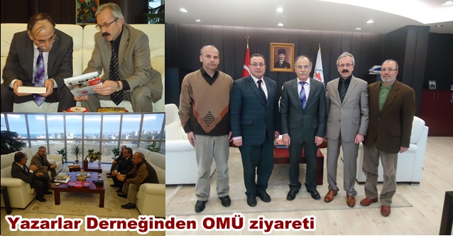 Yazarlar Derneğinden OMÜ ziyareti