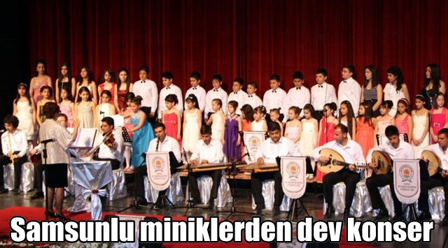 Samsunlu minklerden dev konser