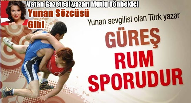 Tömbekiciden Yunan Sözcüsü gibi yazı