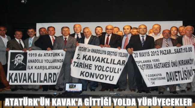 Kavaklılardan tarihe yolculuk konvoyu