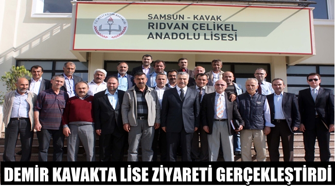 Demir'den Kavak Anadolu Lisesine Ziyaret