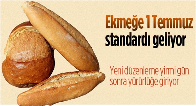 Ekmeğe yeni düzenleme geliyor