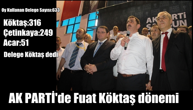AK Parti'de yeniden Köktaş dönemi