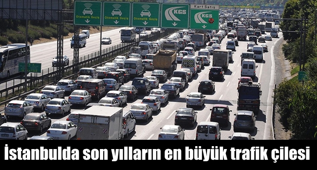 İstanbul'da trafik çilesi