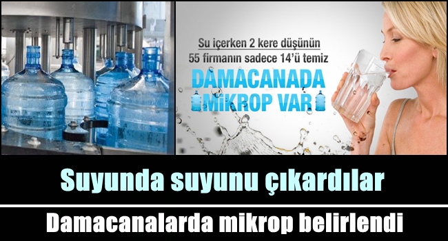 Damacanalarda sağlığı tehdit eden tehlike