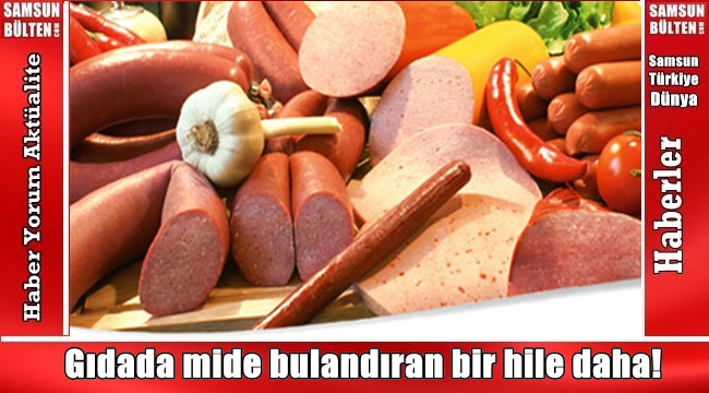 Mekanik kıyma elde edip satmışlar