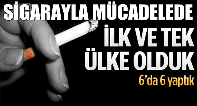 Sigarayla mücadelede en başarılı ülke olduk