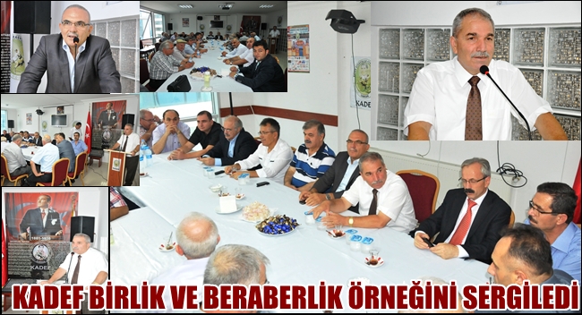 KADEF'ten bayramlaşma programında birlik mesajı