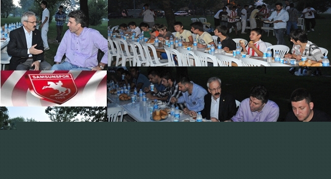 Samsunspor taraftarları iftarda buluştu