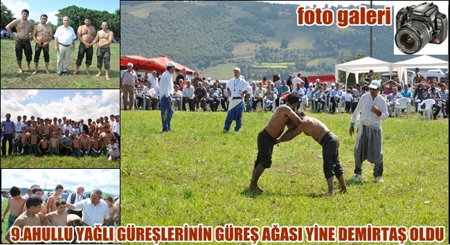 Güreşseverler Ahullu'da güreşe doydu