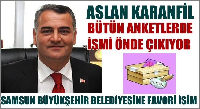 Aslan Karanfil Anketlerde açık ara önde