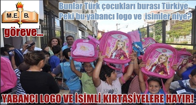 MEB Bakanlığına yabancı logo tepkisi