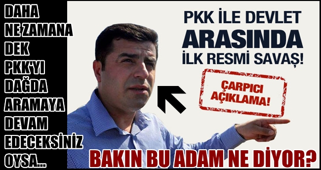 PKK YI DAĞDA ARAMAYA DEVAM EDİN OYSA...