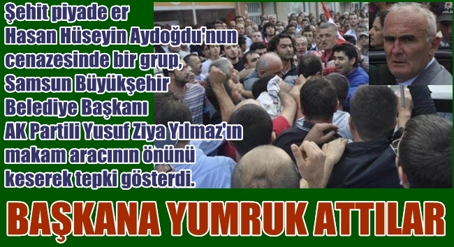 BAŞKAN YILMAZ'A YUMRUK ATTILAR