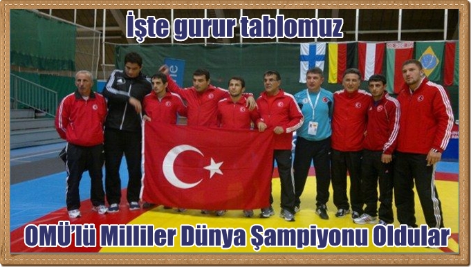 OMÜ'LÜ ÖĞRENCİLER DÜNYA ŞAMPİYONU