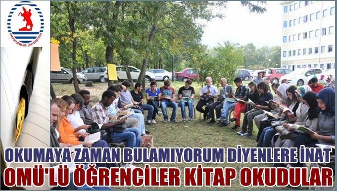 OMÜ'DEN KİTAP OKUMAMAYA GÖNDERME
