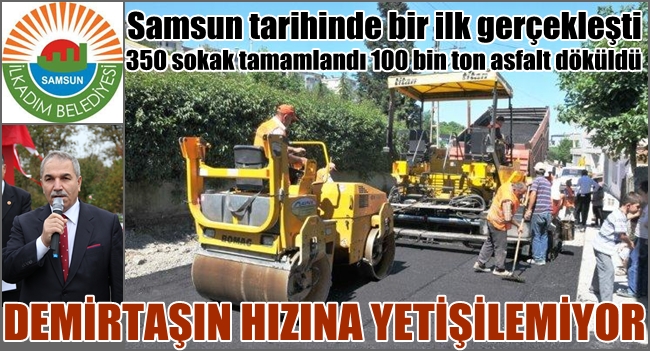 Samsun böyle hizmeti ilk defa yaşıyor