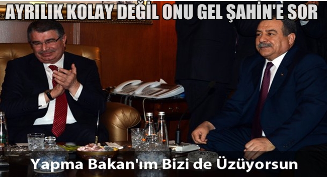 Beklemediği ayrılık Şahin'e zor geldi