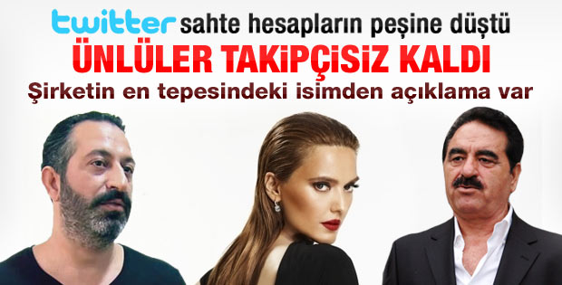 TWİTTERDAKİ SAHTE HESAPLAR KAPANIYOR
