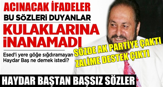 HAYDAR BAŞTAN BAŞSIZ SÖZLER