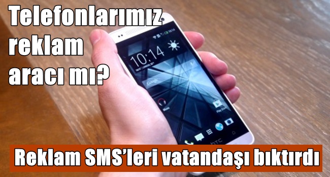 Cep Telefonuna gelen reklamlar