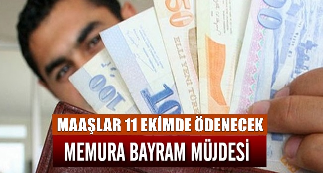 Memura erken maaş