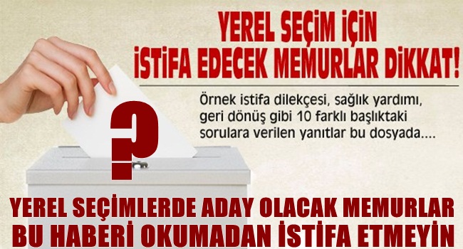 Bu haberi okumadan istifa etmeyin!
