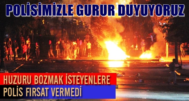 Anarşiste polisten aman yok