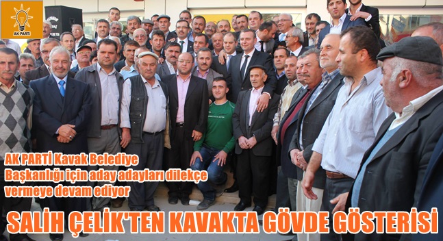 Salih Çelik Aday Adayı müracaatnı yaptı