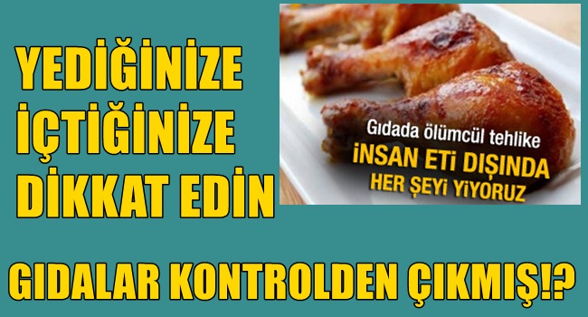 Gıdalar göründüğü gibi değilmiş