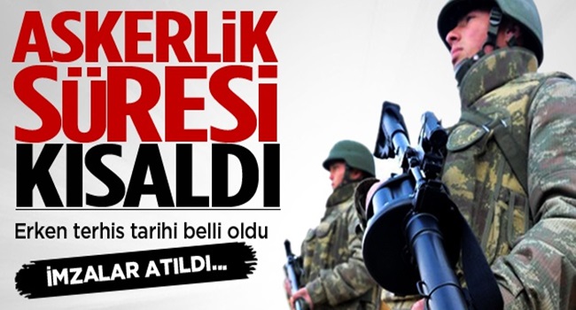 Erken terhis tarihi belli oldu