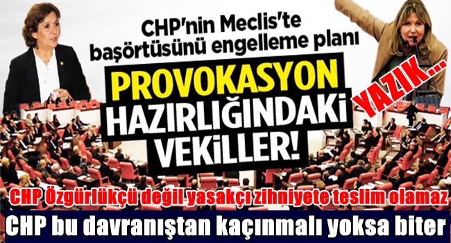 CHP bu davranıştan kaçınmalı yoksa biter