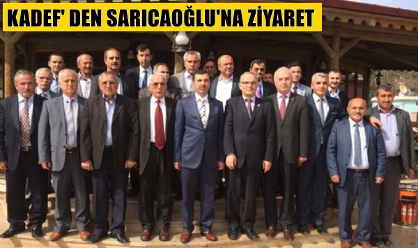 KADEF' TEN SARICAOĞLU'NA ZİYARET