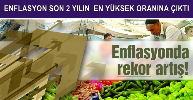 NİSAN AYINDA ENFLASYON BEKLENENİ AŞTI