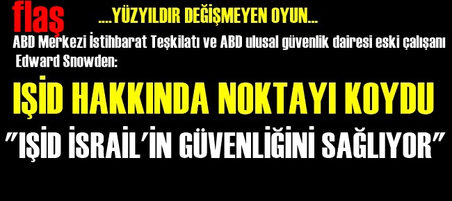 IŞİD GERÇEĞİ BAŞKA TÜRLÜ DE OLAMAZDI