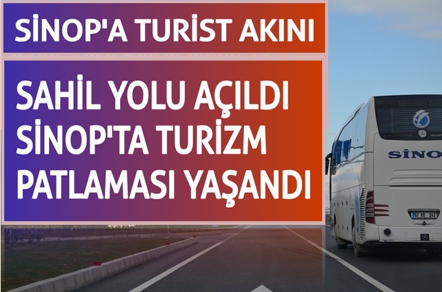 SİNOP'TA TURİZM PATLAMASI YAŞANDI