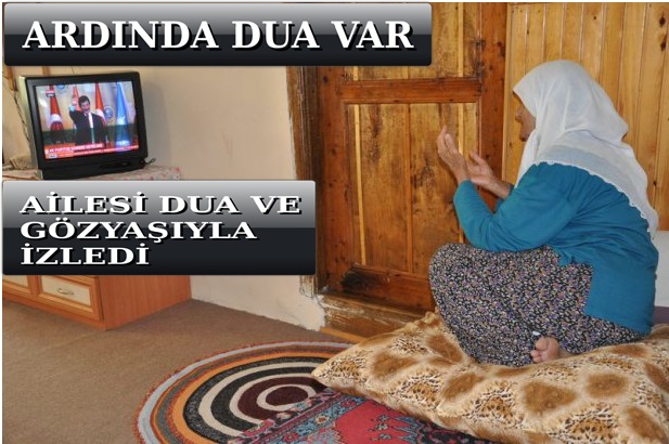 AİLESİNDEN VE MİLLETİNDEN DUA ALAN BAŞBAKAN