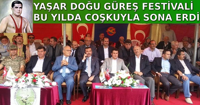 YAŞAR DOĞU GÜREŞLERİNDE BAŞPEHLİVAN ŞABAN YILMAZ OLDU