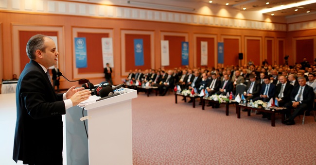 Gençlik ve Spor Bakanı Akif Çağatay Kılıç Çalıştayda konuştu