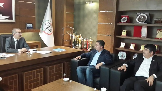 Fatih Öztürk'ten Baro Başkanı Av.Kerami Gürbüz'e ziyaret