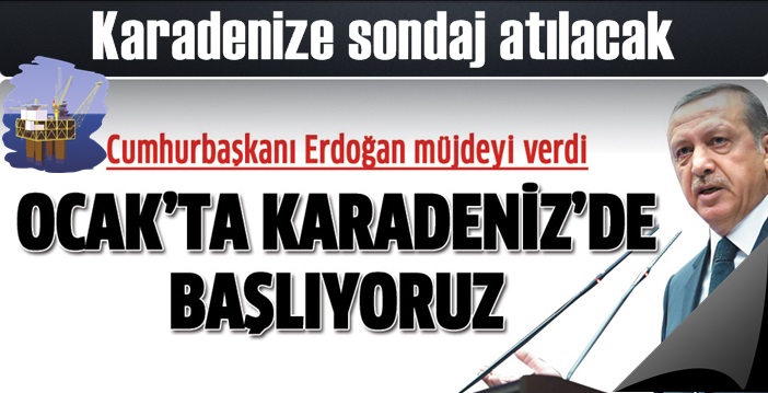 Karadeniz'de petrol arama sondajı başlıyor