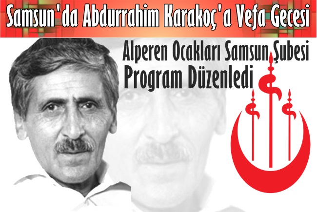 Abdurrahim Karakoç'a Vefa Gecesi