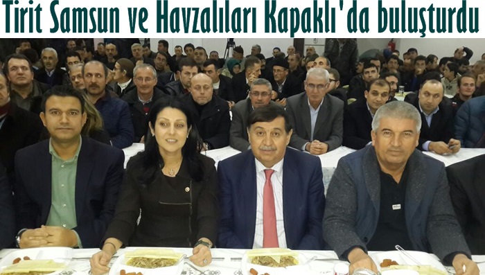Samsun ve Havzalılar Kapaklı'da Tiritte Buluştular