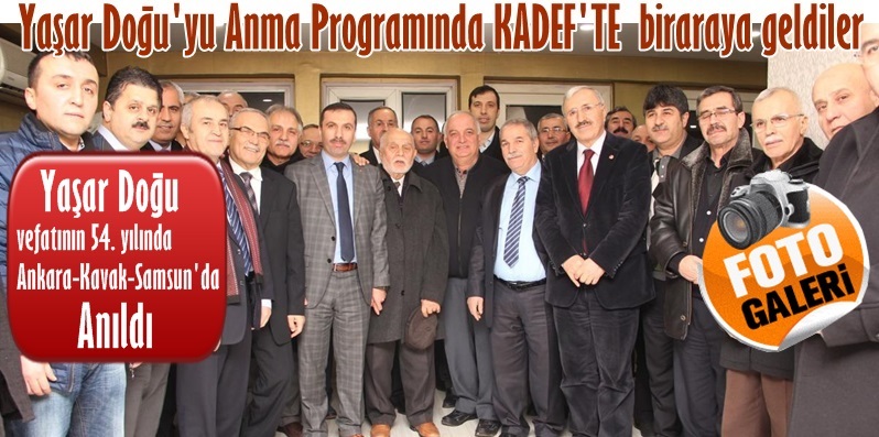 <font color="red">Yaşar Doğu vefatının 54. yıldönümünde çeşitli etkinliklerle anıldı</font>