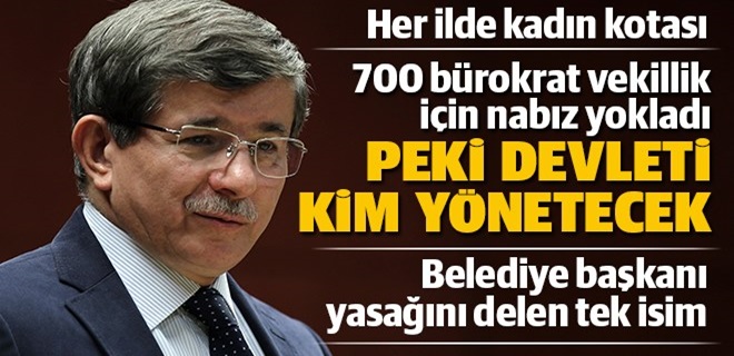 Başbakan'dan Seçim için istifa edecek Bürokratlara fren