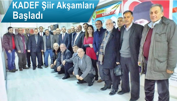 KADEF Şiir Akşamları başladı